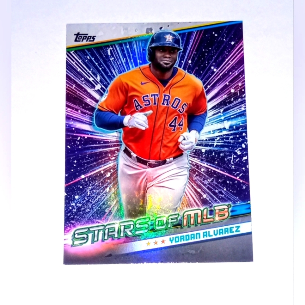 Yordan Alvarez Stars Of MLB Insert - #SMLB-8 Topps Series 1 2023-24